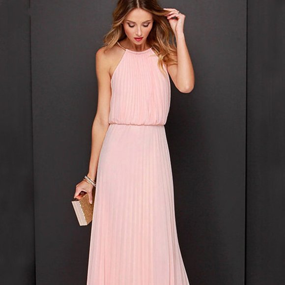 POMPAUS  Girly  women's Maxi Dress . - Picture 14 of 16